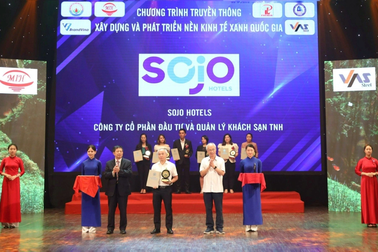 SOJO Hotels nhận giải "Khách sạn thân thiện vì môi trường xanh quốc gia"