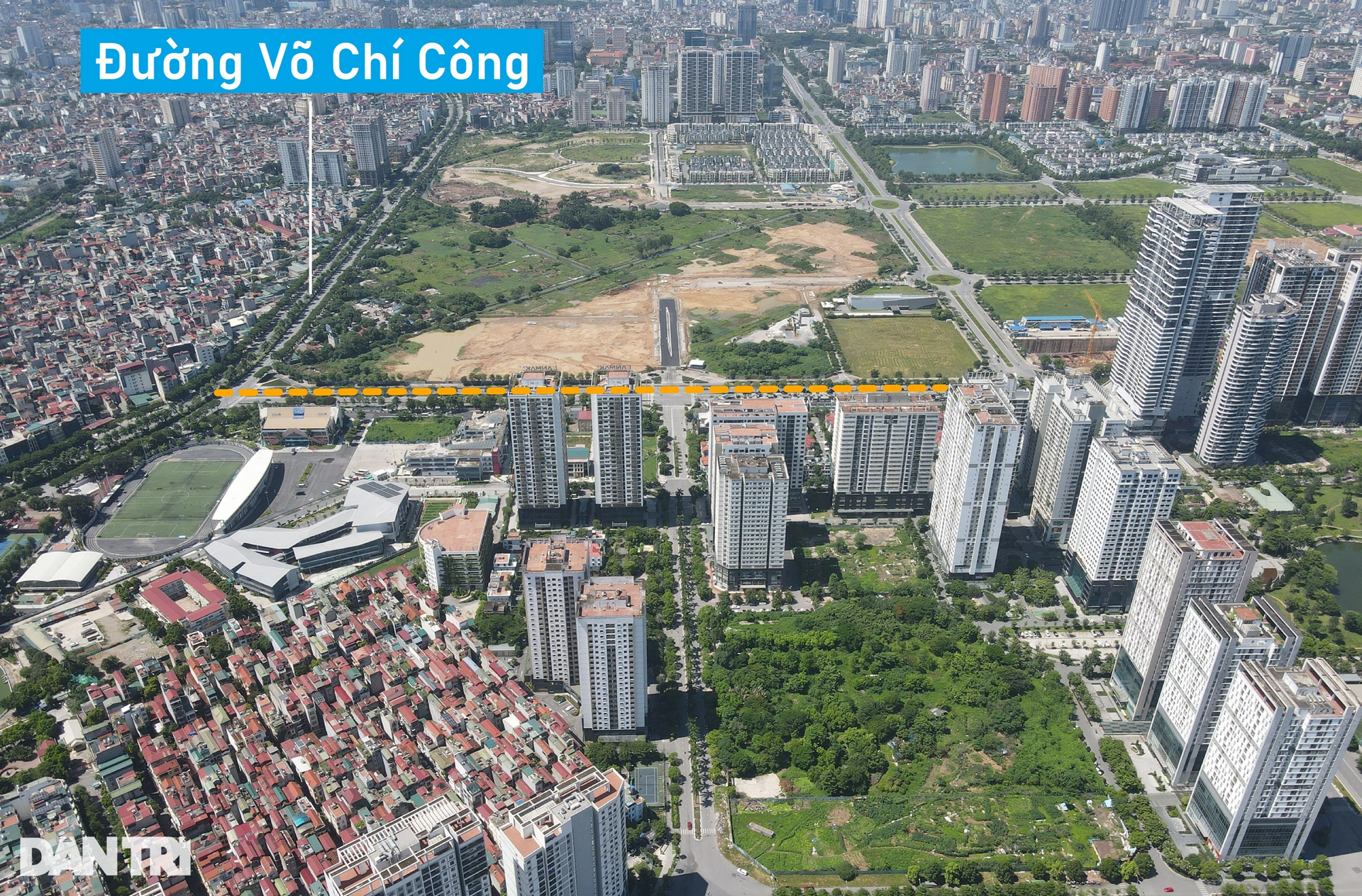 Hiện trạng 2 trục đường quy hoạch đi qua khu đô thị Ngoại giao đoàn - 9 Hiện trạng 2 trục đường quy hoạch đi qua khu đô thị Ngoại giao đoàn - 9