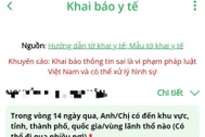 F0 khai báo y tế qua những kênh thông tin nào?