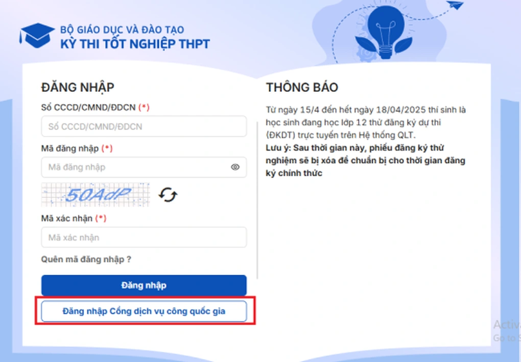 Kim chỉ nam đăng ký thi THPT 2025 trực tuyến từ A đến Z - 1 Kim chỉ nam đăng ký thi THPT 2025 trực tuyến từ A đến Z - 1