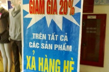 Mùa sắm đồ của những “thượng đế” ít tiền  