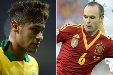 Neymar, Iniesta cạnh tranh “Quả bóng vàng Confed Cup 2013”  