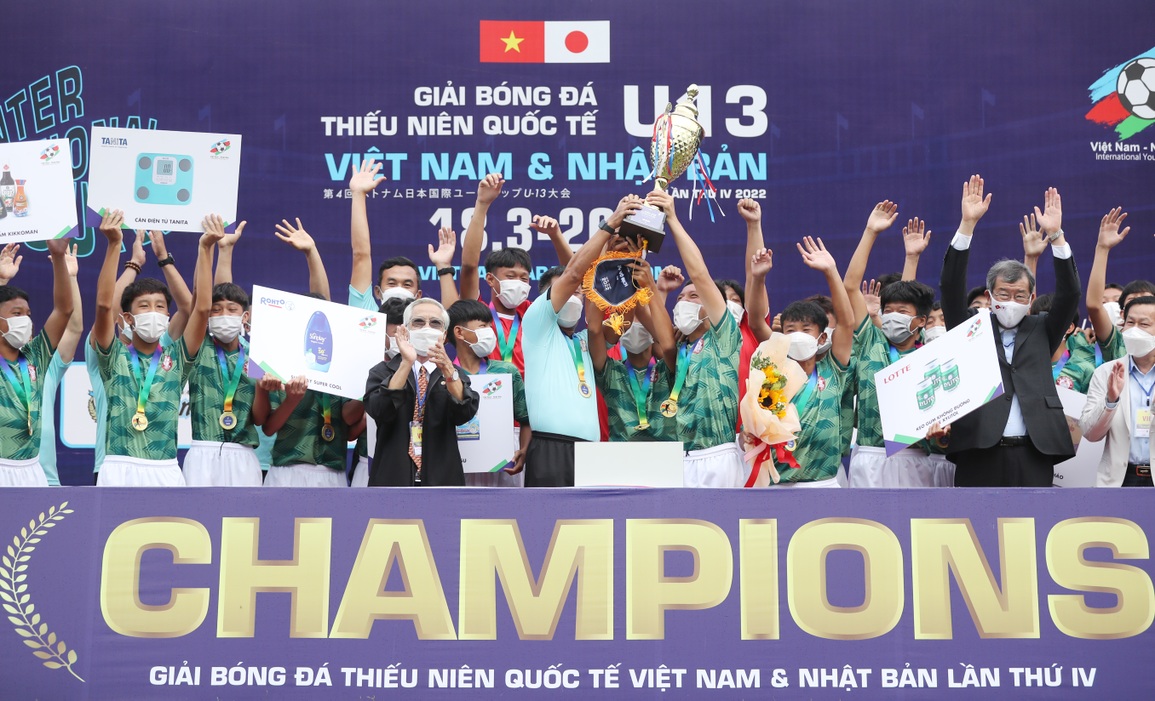 TPHCM vô địch giải bóng đá thiếu niên U13 Việt Nam - Nhật Bản 2022 - 1 TPHCM vô địch giải bóng đá thiếu niên U13 Việt Nam - Nhật Bản 2022 - 1
