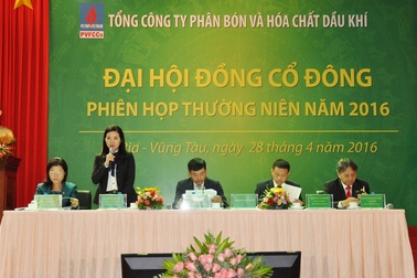 PVFCCo tổ chức thành công phiên họp thường niên 2016 của đại hội đồng cổ đông