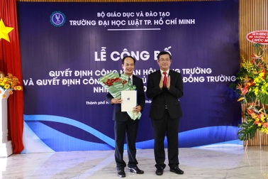 PGS.TS Vũ Văn Nhiêm làm Chủ tịch Hội đồng trường ĐH Luật TPHCM