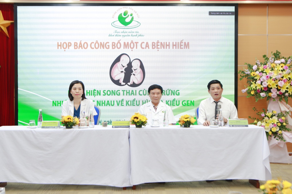 Hà Nội: Cặp song thai cùng trứng khác giới tính đầu tiên tại Việt Nam - 1 Hà Nội: Cặp song thai cùng trứng khác giới tính đầu tiên tại Việt Nam - 1