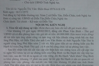 Vụ 60 triệu trong tủ kế toán xã: Nhiều Đảng viên làm đơn kiến nghị “phải tôn trọng sự thật”