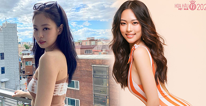 4 thí sinh Hoa hậu Việt Nam 2020 gây sốt vì giống dàn sao hot: Hết na ná Jennie (BLACKPINK) đến bản sao Đặng Thu Thảo - Ảnh 8. 4 thí sinh Hoa hậu Việt Nam 2020 gây sốt vì giống dàn sao hot: Hết na ná Jennie (BLACKPINK) đến bản sao Đặng Thu Thảo - Ảnh 8.