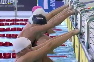 Ánh Viên về nhất vòng loại 200m bơi ngửa nữ