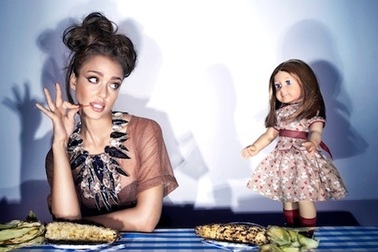 Hình ảnh lạ mắt của Jessica Alba