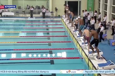 Phạm Thanh Bảo phá kỷ lục SEA Games ở nội dung 100m ếch nam