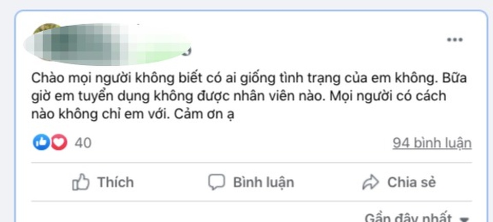 Bản tin tuyển dụng mốc meo, tìm không ra ứng viên - 1 Bản tin tuyển dụng mốc meo, tìm không ra ứng viên - 1