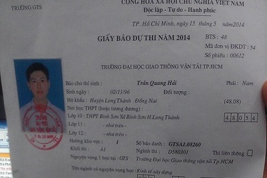 Sai điểm ưu tiên, thí sinh suýt rớt đại học