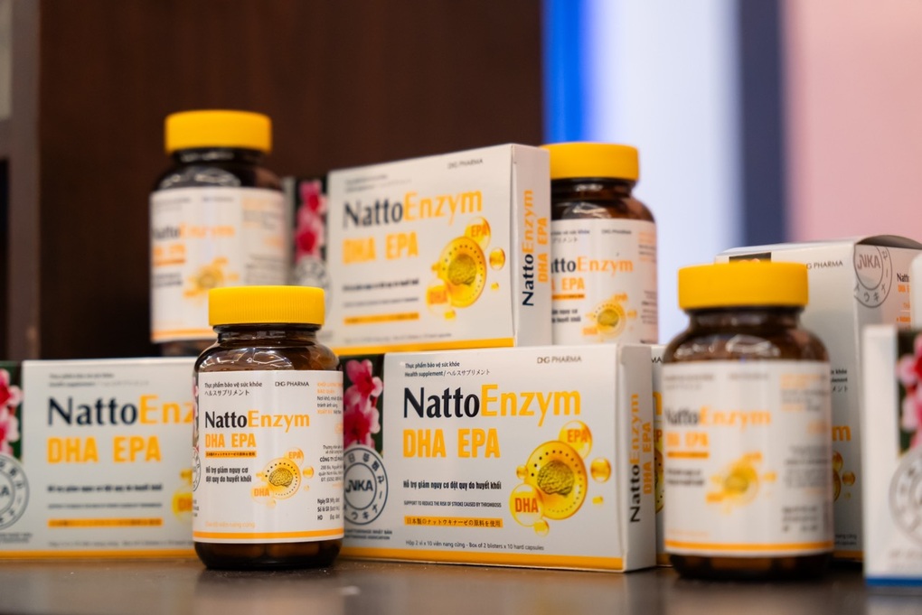 NattoEnzym DHA EPA: bước tiến mới của Dược Hậu Giang về sản phẩm hỗ trợ phòng ngừa đột quỵ - 2 NattoEnzym DHA EPA: bước tiến mới của Dược Hậu Giang về sản phẩm hỗ trợ phòng ngừa đột quỵ - 2