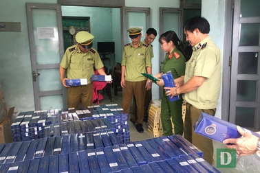 Thu giữ gần 14 nghìn bao thuốc lá ngoại nhập lậu