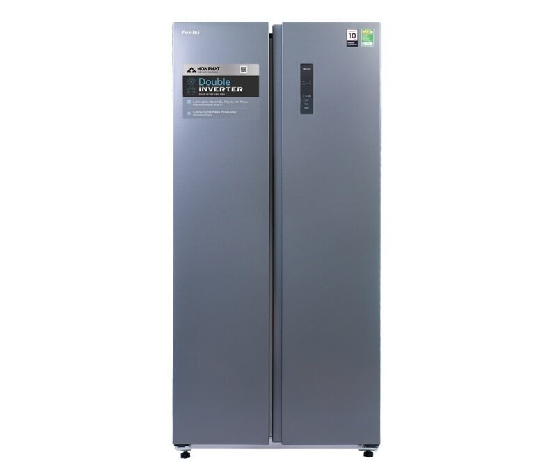 Funiki HR SS8430SDG dung tích 430 lít, tủ lạnh Side by Side giá mềm cho gia đình Việt