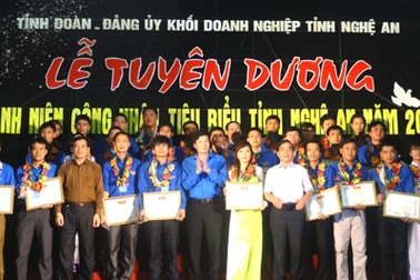 Tuyên dương Thanh niên công nhân Nghệ An tiêu biểu 2014