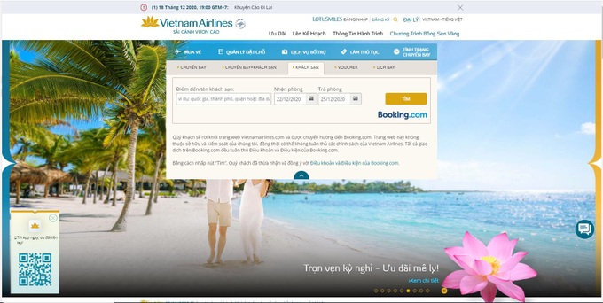 Vietnam Airlines mở rộng hợp tác với Booking.com đa dạng hóa sản phẩm lưu trú - Ảnh 2.