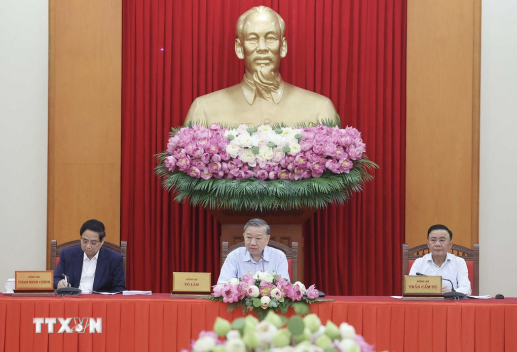 Tổng Bí thư chủ trì buổi làm việc về việc chuẩn bị các văn kiện Đại hội XIV - 1 Tổng Bí thư chủ trì buổi làm việc về việc chuẩn bị các văn kiện Đại hội XIV - 1