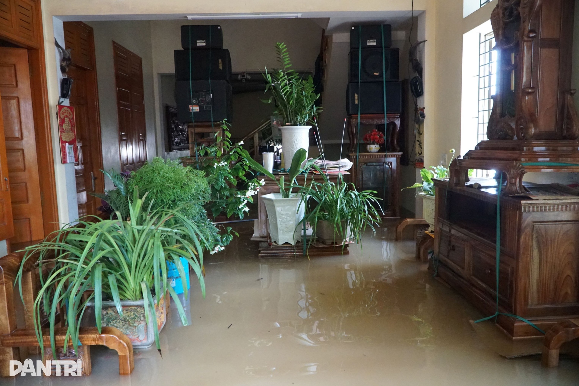 Nước tràn bờ đê, hàng nghìn hộ dân bị ngập sâu trong lũ - 4 Nước tràn bờ đê, hàng nghìn hộ dân bị ngập sâu trong lũ - 4