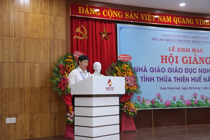 Khai mạc Hội giảng nhà giáo giáo dục nghề nghiệp Thừa Thiên Huế năm 2021 - Ảnh 2.