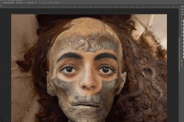 Dùng Photoshop để tái hiện chân dung Nữ hoàng Ai Cập từ hình ảnh xác ướp