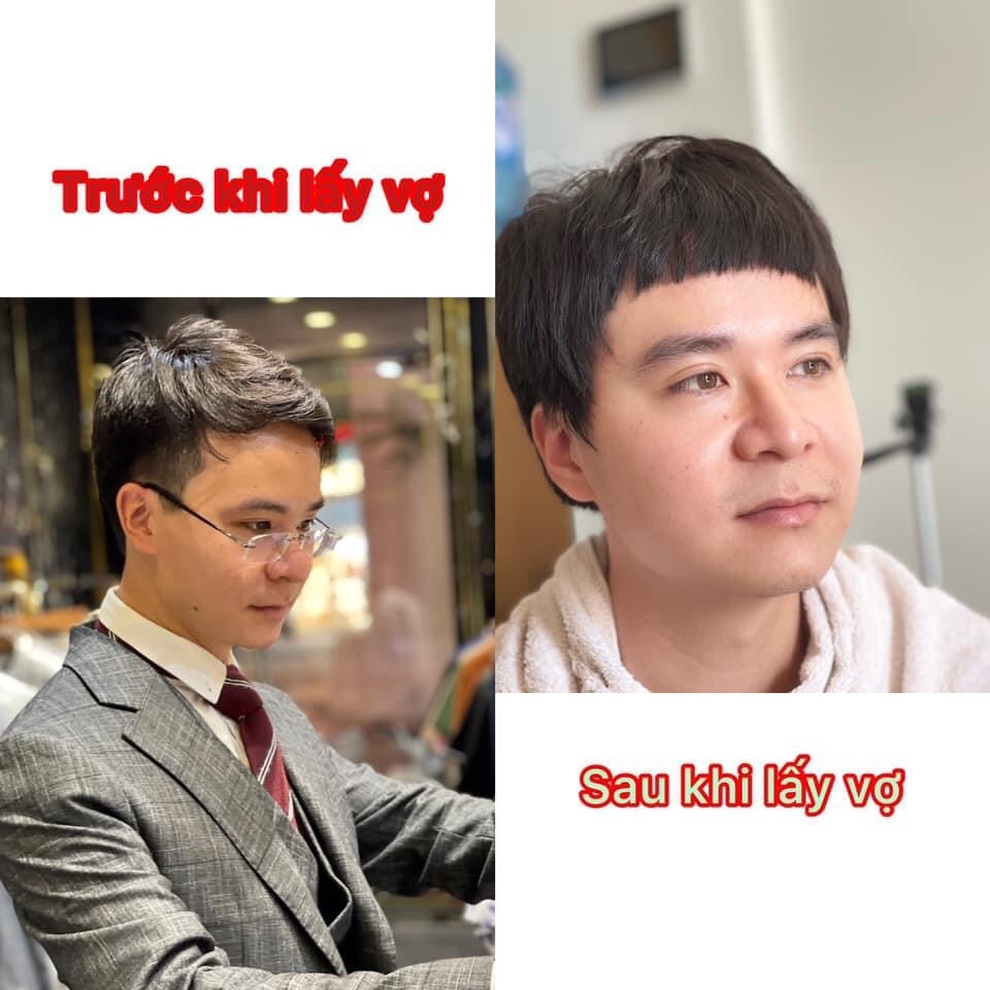 Nhờ vợ cắt tóc tại nhà mùa dịch, chàng trai 9x được phen cười ra nước mắt - 2 Nhờ vợ cắt tóc tại nhà mùa dịch, chàng trai 9x được phen cười ra nước mắt - 2