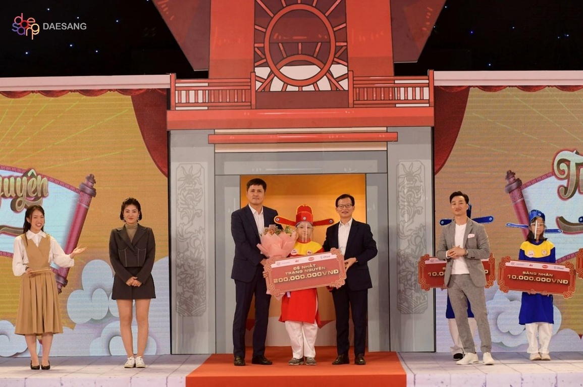 Tập đoàn Daesang đồng hành cùng chung kết Trạng Nguyên tuổi 13 - 5 Tập đoàn Daesang đồng hành cùng chung kết Trạng Nguyên tuổi 13 - 5