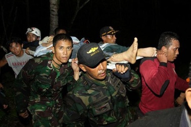 Tai nạn trực thăng tại Indonesia, 10 người thiệt mạng