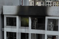 Cháy tại tầng cao chung cư Rivergate Residence ở TPHCM