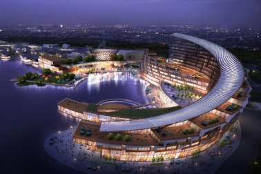 Điểm nhấn thiết kế kiến trúc "Quần thể du lịch không ngủ" của Tân Hoàng Minh