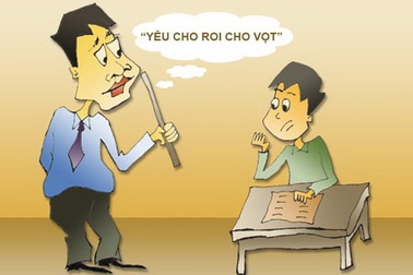 Thày đánh trò: Đồng tình hay phản đối?