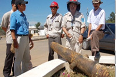 Phát hiện một khẩu súng thần công