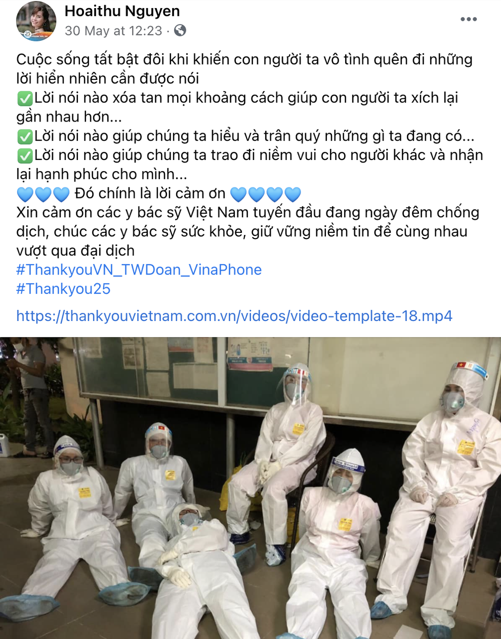 Cư dân mạng hưởng ứng chiến dịch #Thank you, Vietnam!: Vì lời cảm ơn là không chờ đợi - 2 Cư dân mạng hưởng ứng chiến dịch #Thank you, Vietnam!: Vì lời cảm ơn là không chờ đợi - 2