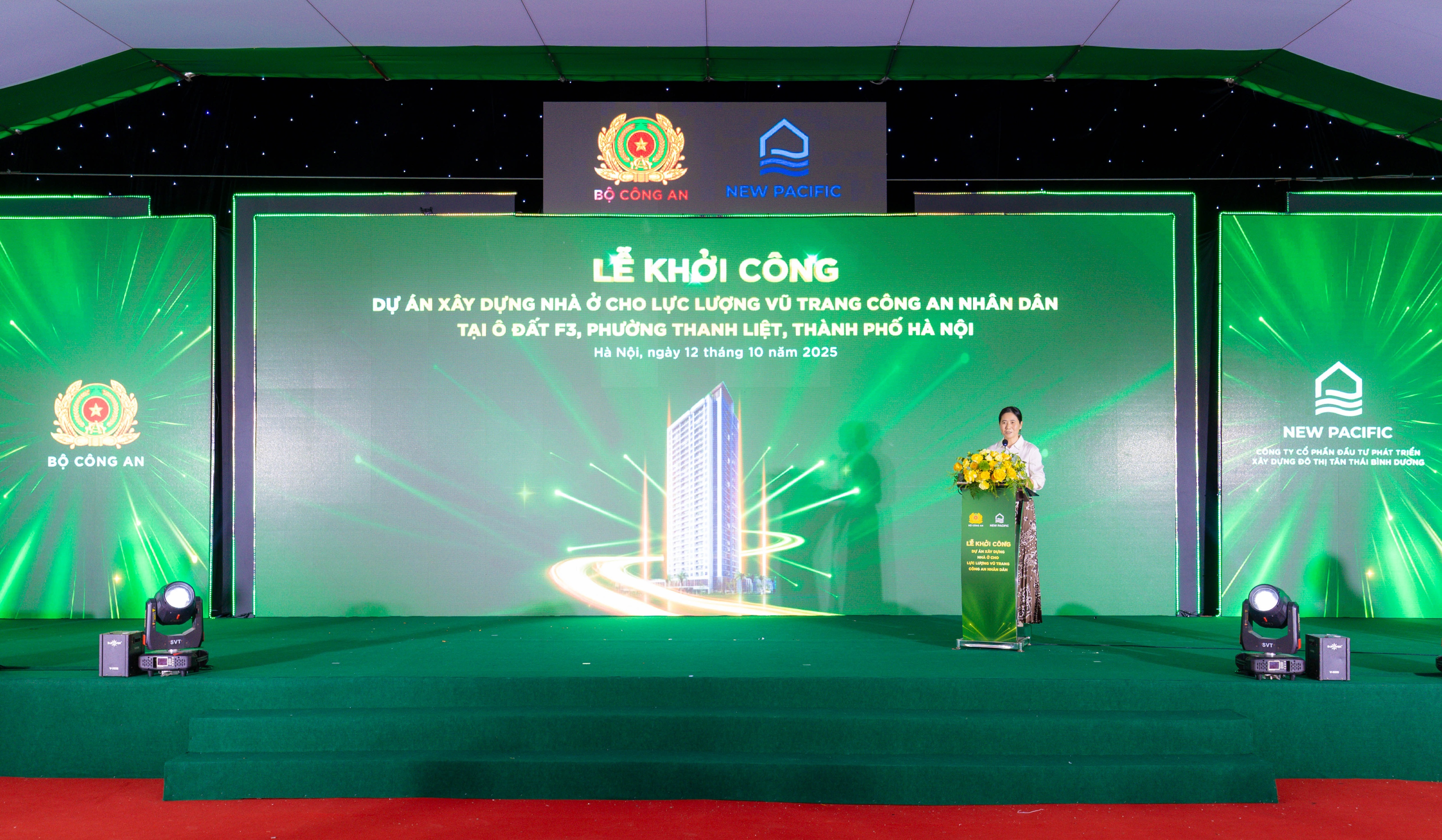 Khởi công dự án nhà ở cho lực lượng vũ trang công an nhân dân F3 Thanh Liệt - 4