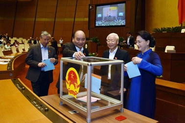 Kết quả lấy phiếu tín nhiệm 48 lãnh đạo chủ chốt