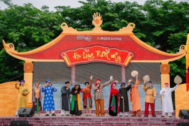 Trải nghiệm văn hóa doanh nghiệp độc đáo tại Hội làng ROX "Mây"