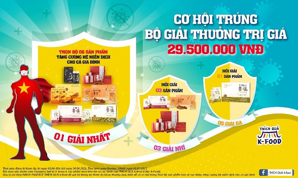 Khuyến mãi lớn Việt Nam ơi! Khỏe để đánh bay Covid-19 từ I LIKE K-FOOD - 2 Khuyến mãi lớn Việt Nam ơi! Khỏe để đánh bay Covid-19 từ I LIKE K-FOOD - 2