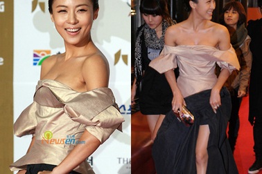 Ha Ji Won nổi bật trong đêm trao giải Rồng Xanh năm 2009