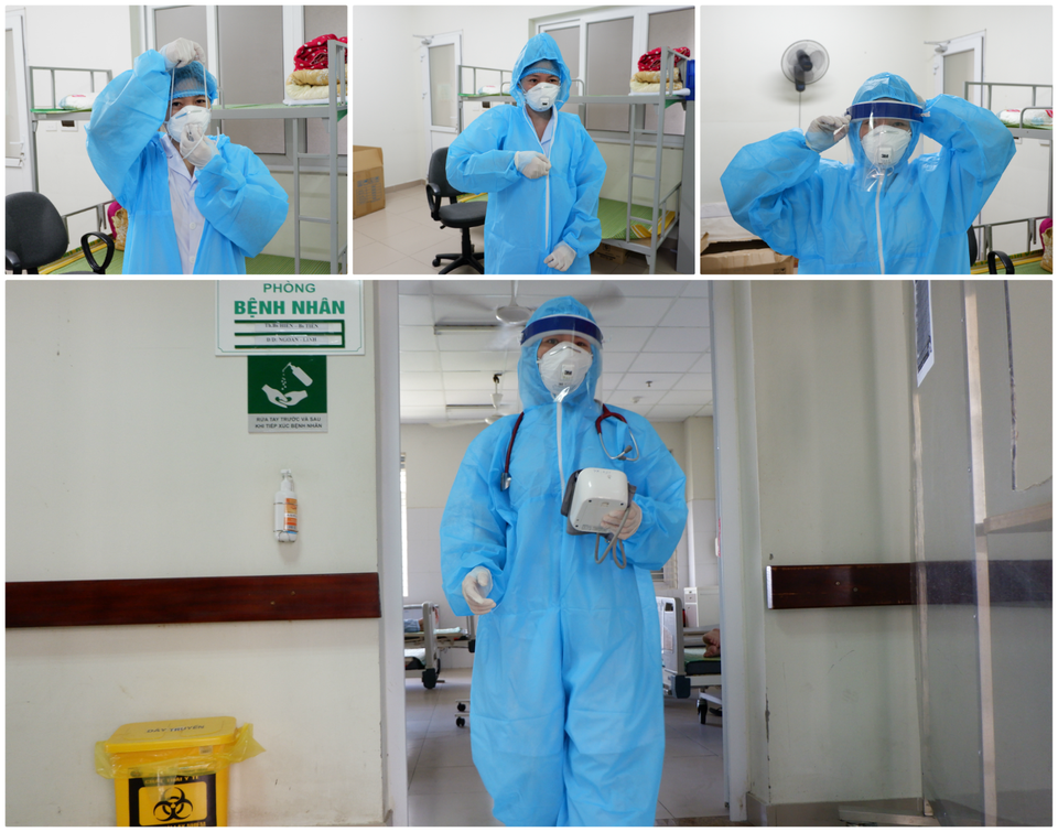 Bên trong khu điều trị 6 ca mắc Covid-19 cuối cùng ở tuyến đầu chống dịch - 5 Bên trong khu điều trị 6 ca mắc Covid-19 cuối cùng ở tuyến đầu chống dịch - 5
