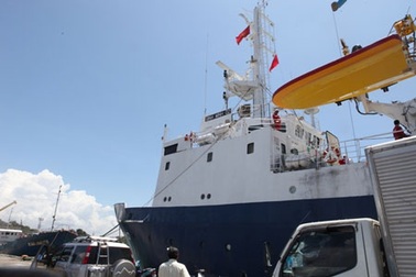 Tàu Bình Minh 02 đã về đến Cảng Nha Trang