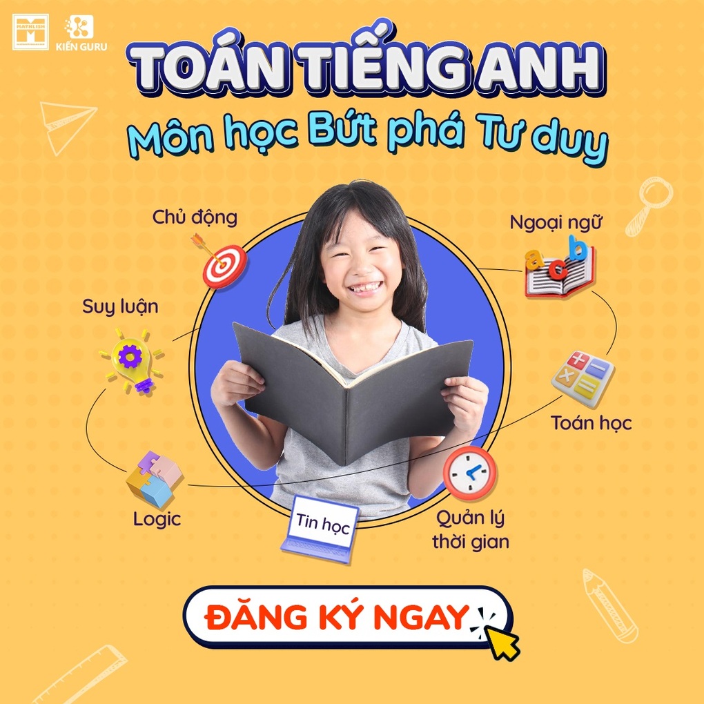 Học Toán Tiếng Anh Mathlish - Kiến Guru: Cùng trẻ tư duy, hội nhập thế giới - 5 Học Toán Tiếng Anh Mathlish - Kiến Guru: Cùng trẻ tư duy, hội nhập thế giới - 5