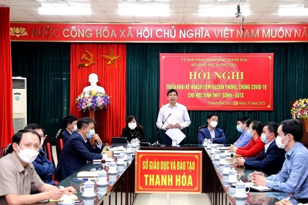 Thanh Hóa: Lên kế hoạch tiêm vaccine phòng Covid-19 cho 117.000 học sinh - 1 Thanh Hóa: Lên kế hoạch tiêm vaccine phòng Covid-19 cho 117.000 học sinh - 1