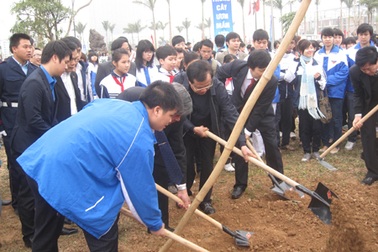 Mục tiêu 50.000 cây xanh của Thanh niên Hà Nội