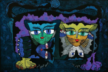 Tống Diệu Hằng giới thiệu tác phẩm của 28 nghệ sĩ trong "Mèo du xuân"