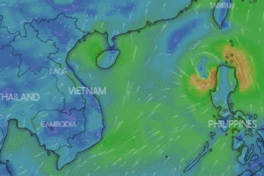 Xuất hiện bão số 1 trên Biển Đông