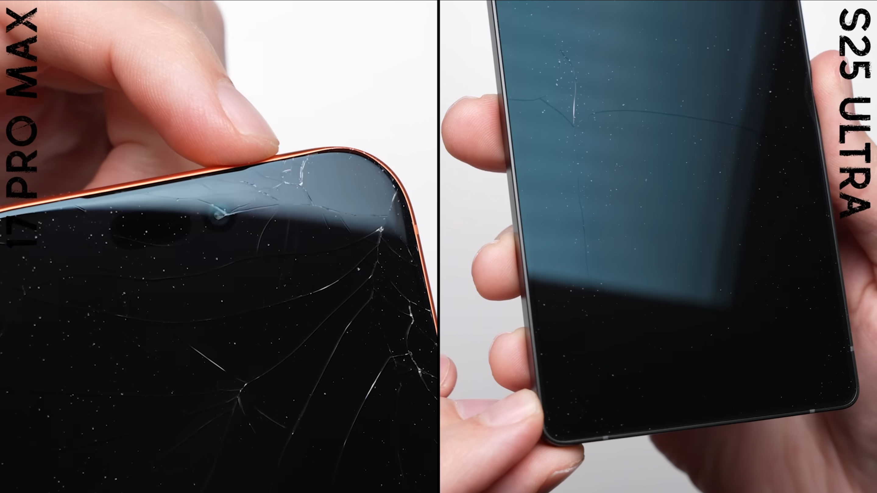 iPhone 17 Pro Max đọ độ bền với Galaxy S25 Ultra khi thả rơi xuống nền cứng - 5