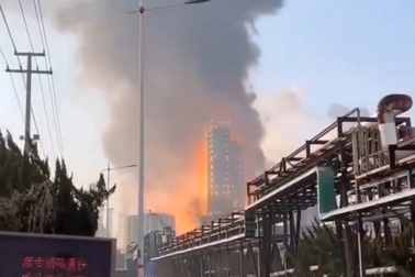 Nổ nhà máy hóa chất ở Trung Quốc, ít nhất 5 người thiệt mạng