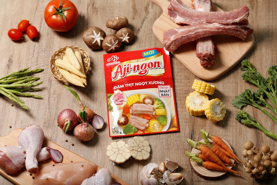 Ra mắt hạt nêm Aji-ngon® heo công thức cải tiến mới - 1 Ra mắt hạt nêm Aji-ngon® heo công thức cải tiến mới - 1