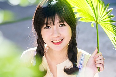 Ngắm gương mặt khả ái của nữ sinh chuyên Anh xứ Quảng